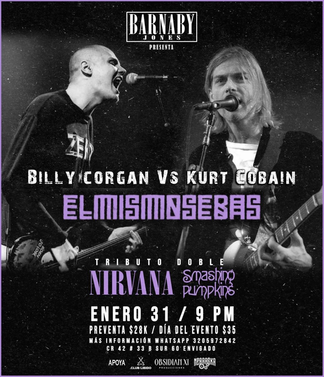 Tributo doble a Smashing Pumpkins & Nirvana