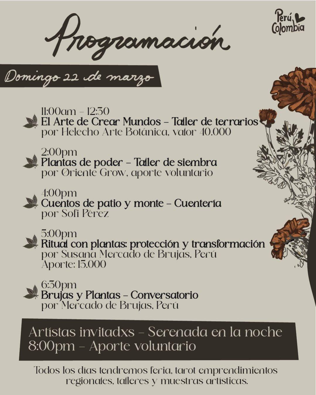 Programación Festival de Brujas 2026