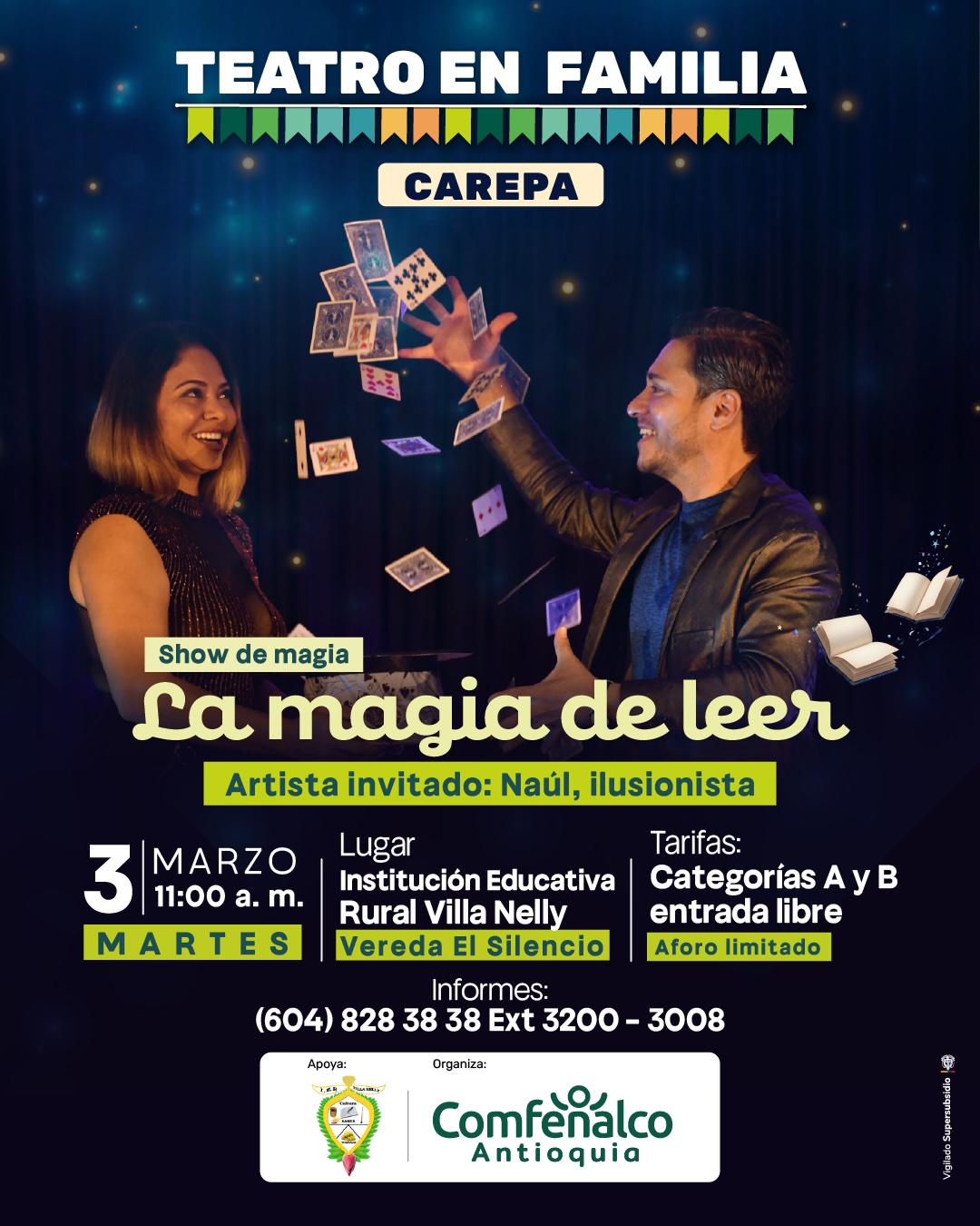 Teatro en familia: La Magia de Leer