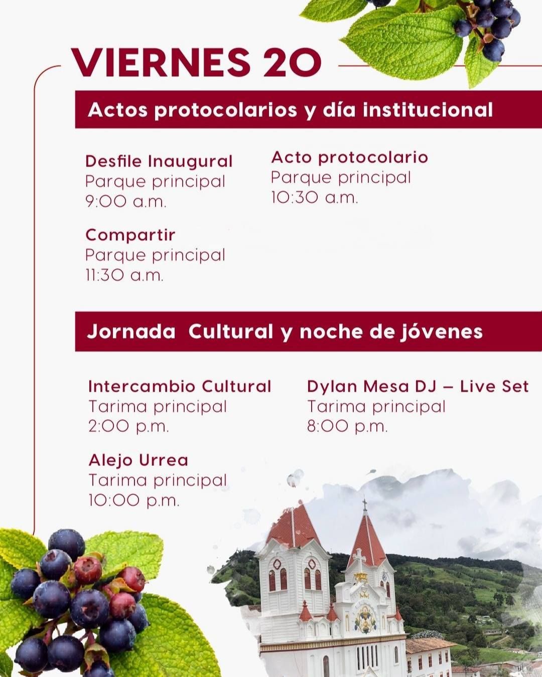 Programación XXVIII Fiestas Josefinas 2026