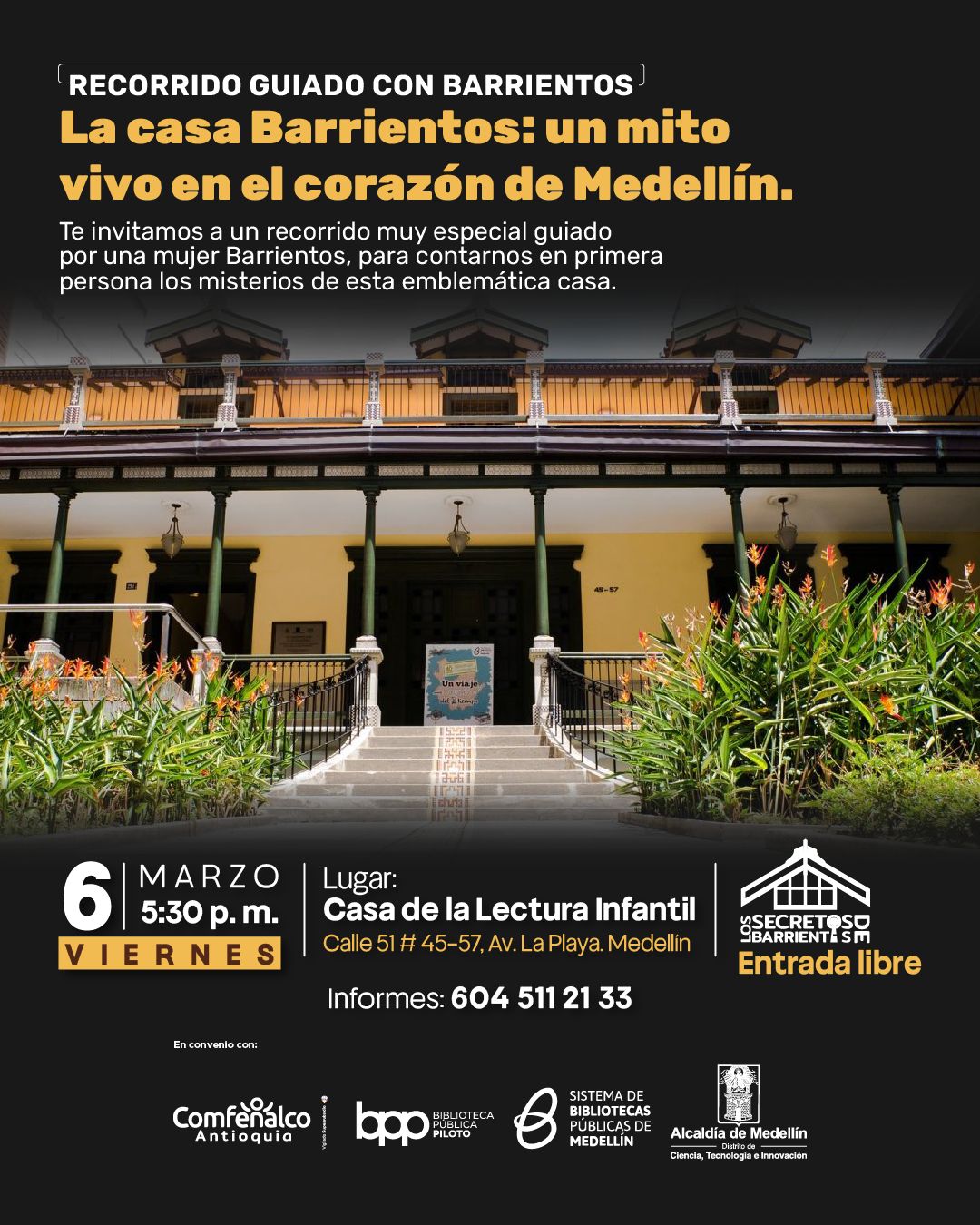 Recorrido guiado con una mujer Barrientos