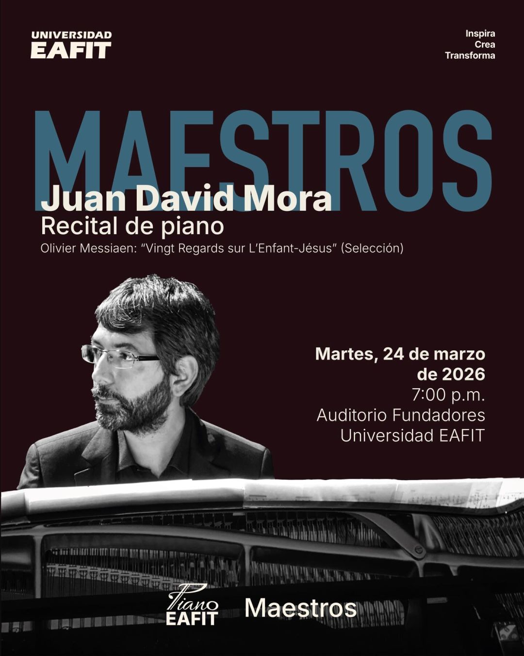Maestros PianoEAFIT: Juan David Mora