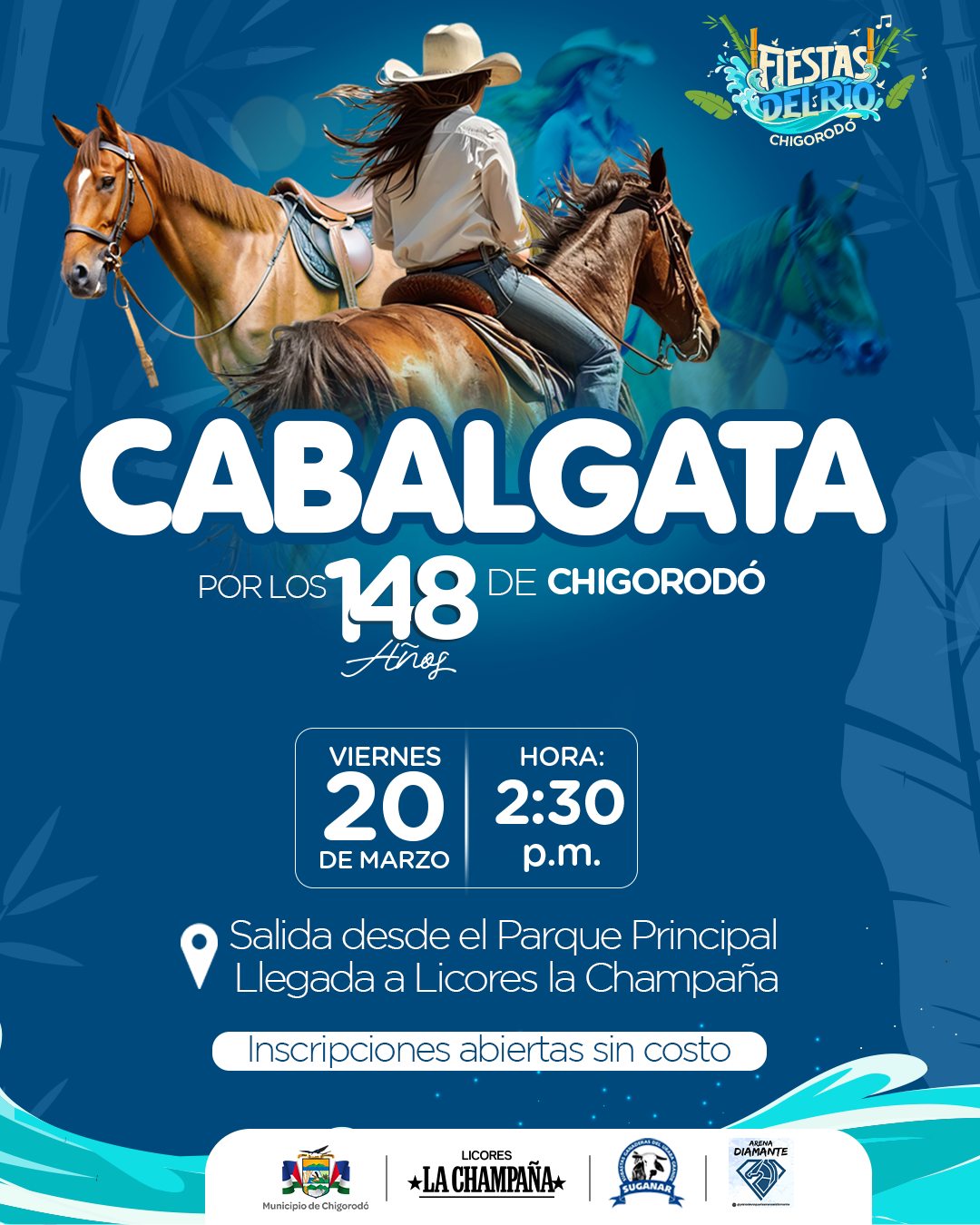 Programación Fiestas del Río Chigorodó 2026