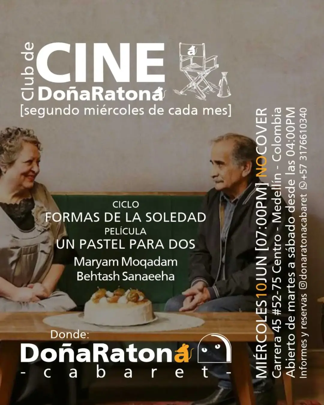 Club de Cine: Un pastel para dos