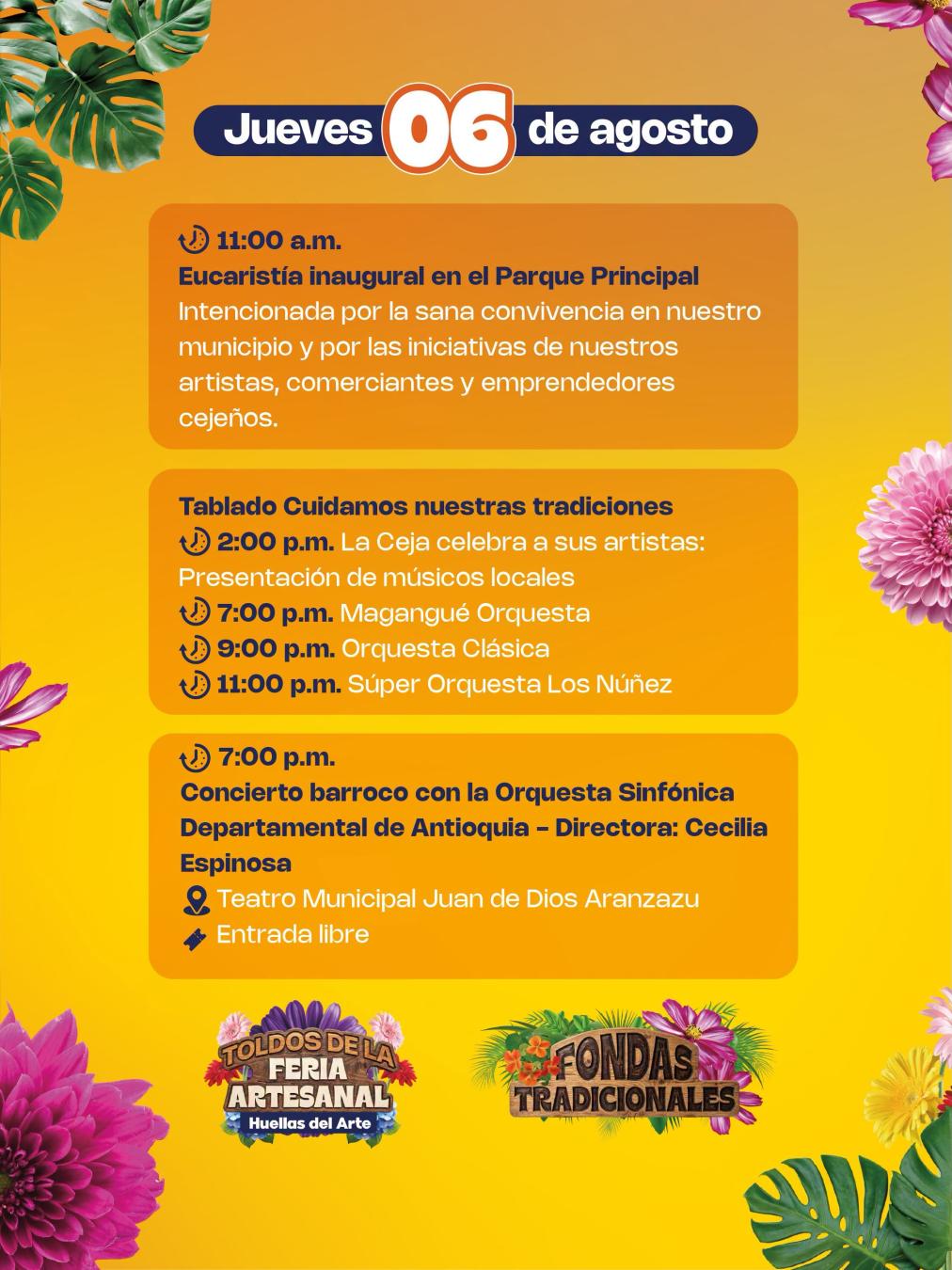 Programación 48ª Fiestas del Toldo, las Bicicletas y las Flores 2026