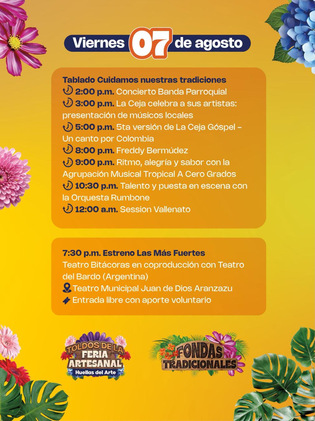 Programación 48ª Fiestas del Toldo, las Bicicletas y las Flores 2026