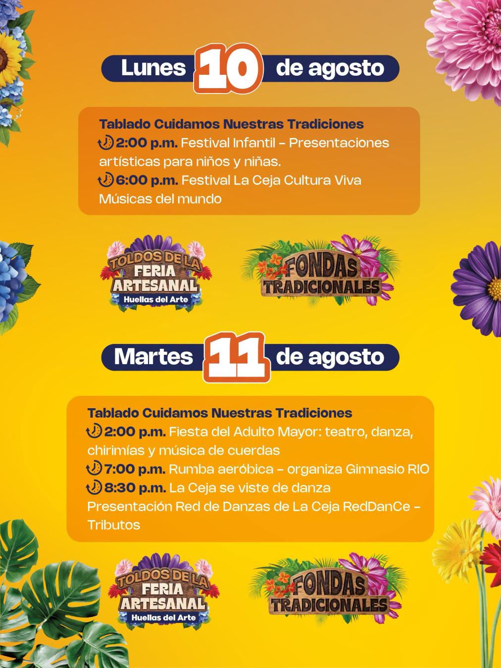 Programación 48ª Fiestas del Toldo, las Bicicletas y las Flores 2026