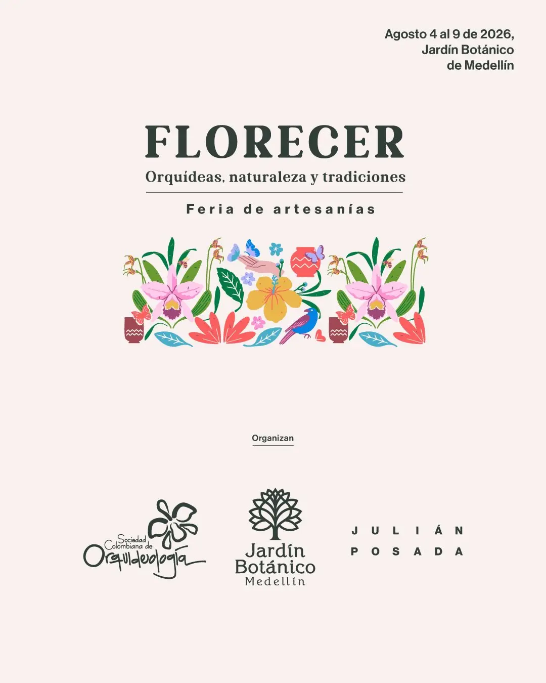 Florecer 2026: Orquídeas, Naturaleza y Tradiciones