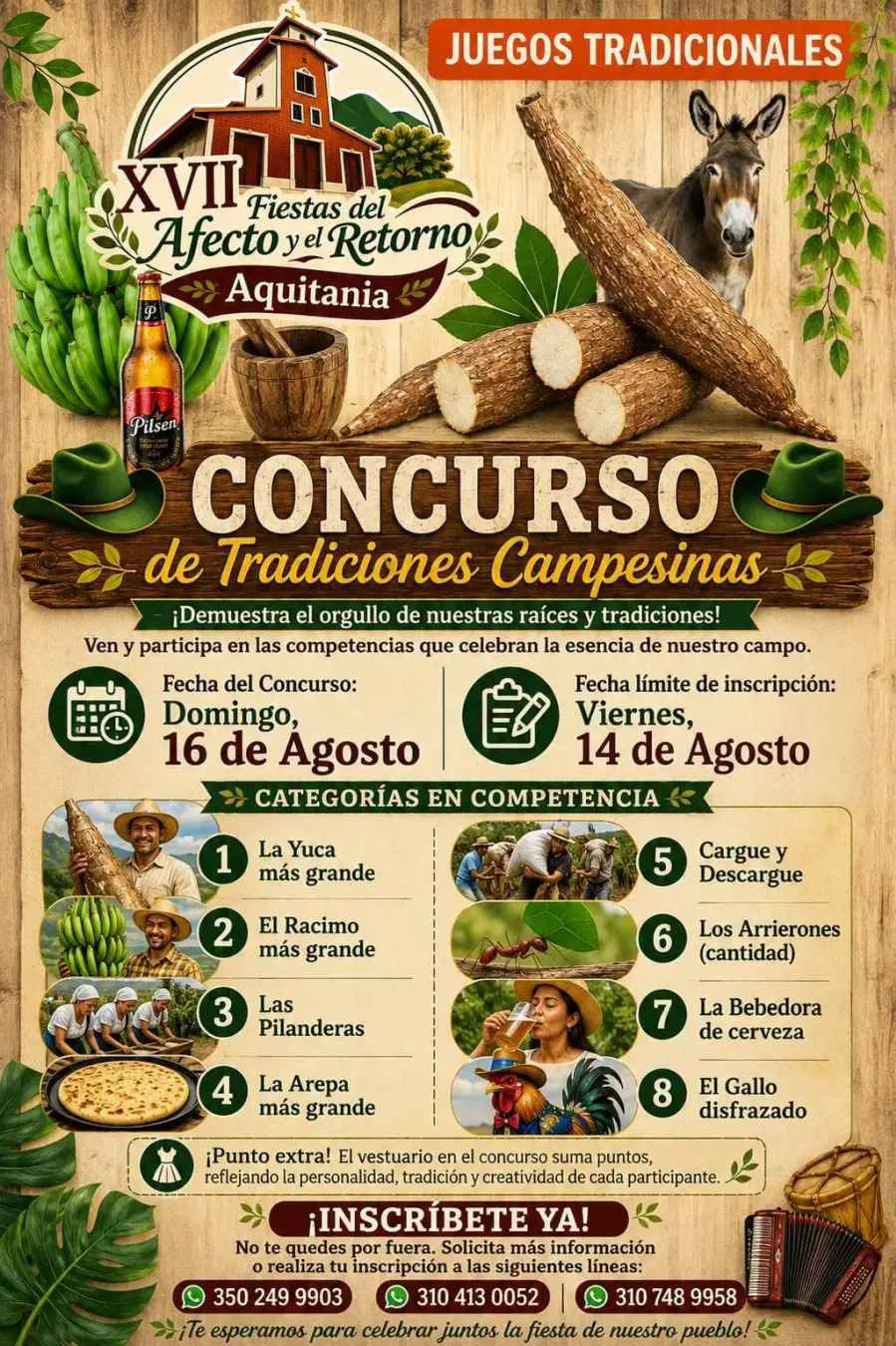 Programación XVII Fiestas del Afecto y el Retorno 2026