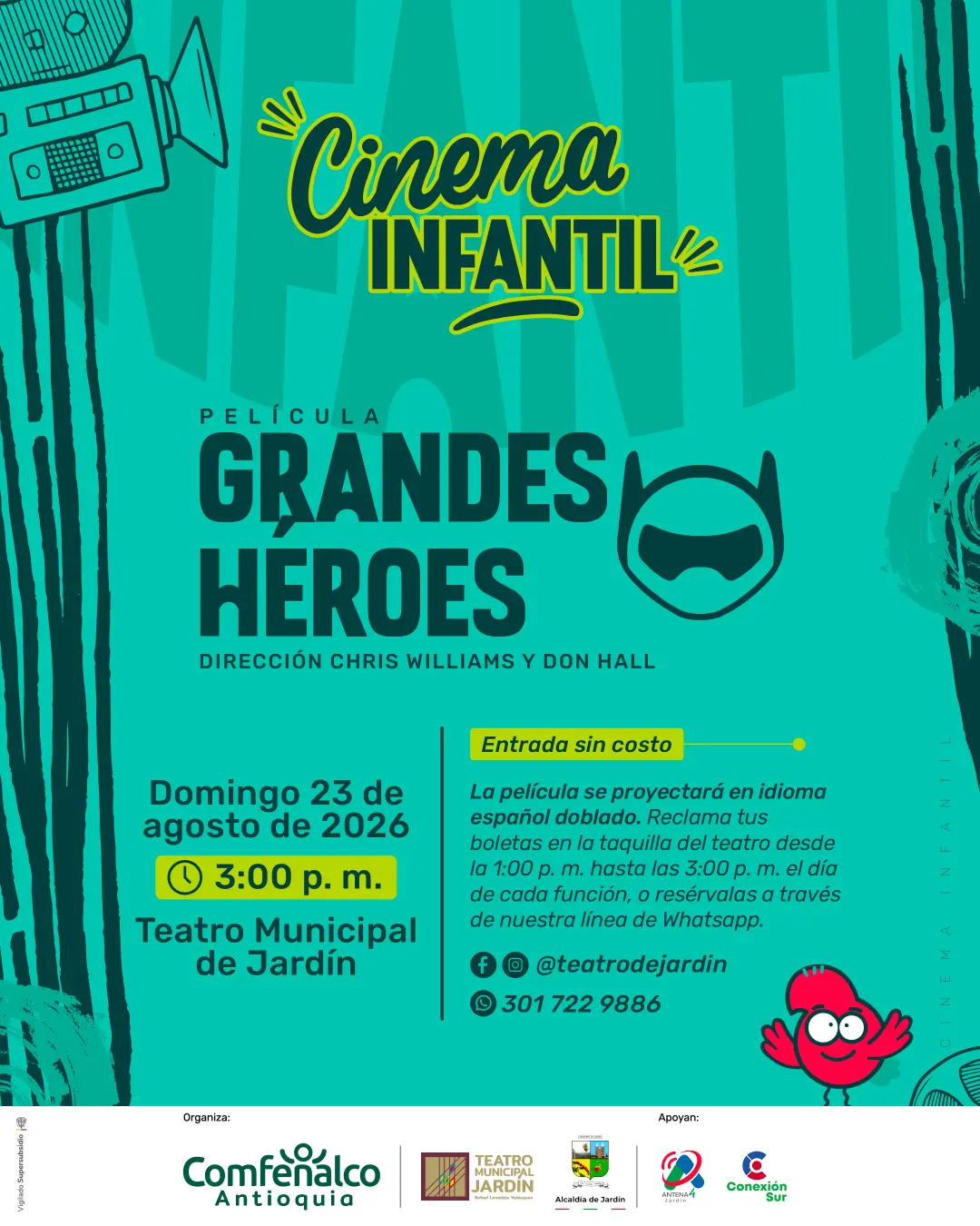 Cinema Infantil: Grandes Héroes (Big Hero 6)