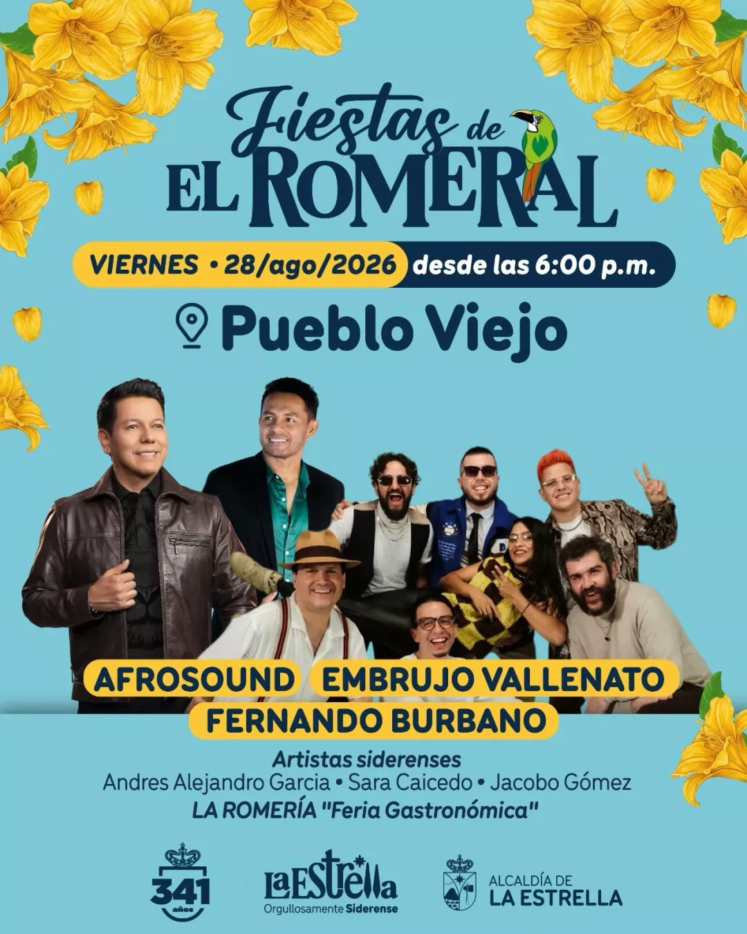 Programación Fiestas de El Romeral 2026