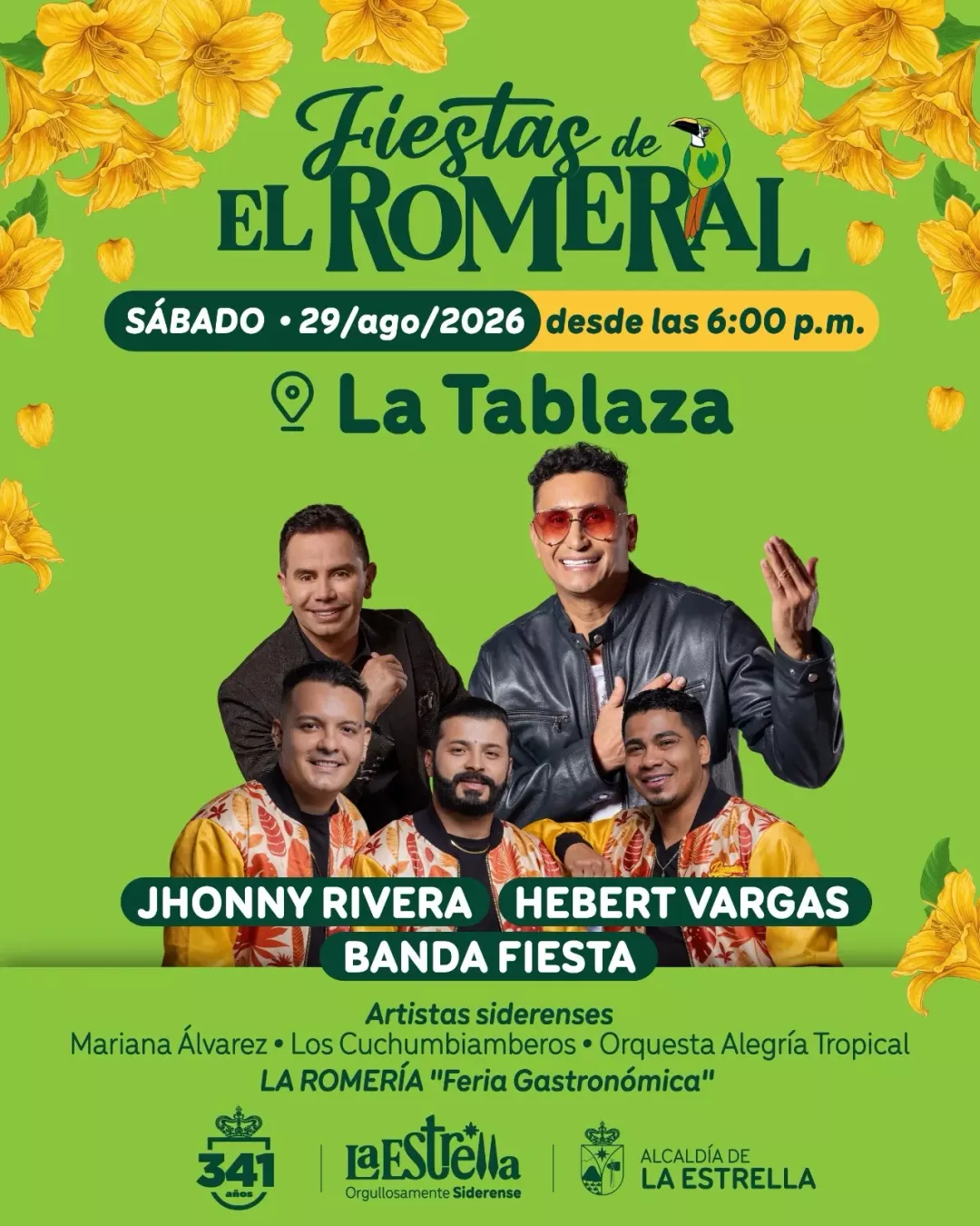 Programación Fiestas de El Romeral 2026
