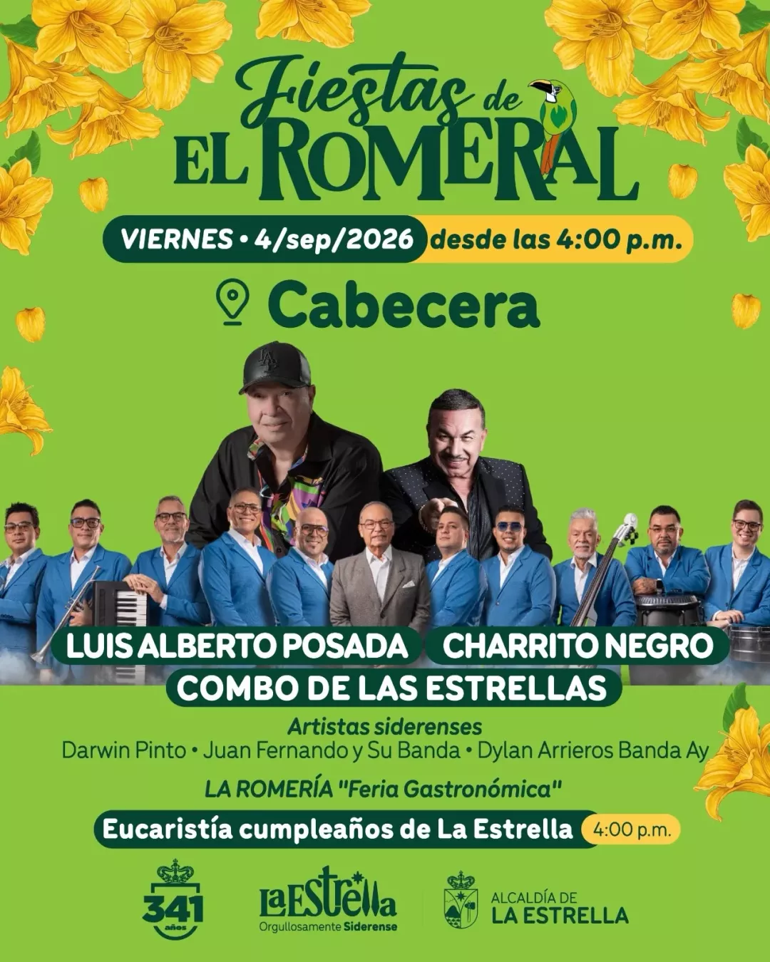 Programación Fiestas de El Romeral 2026