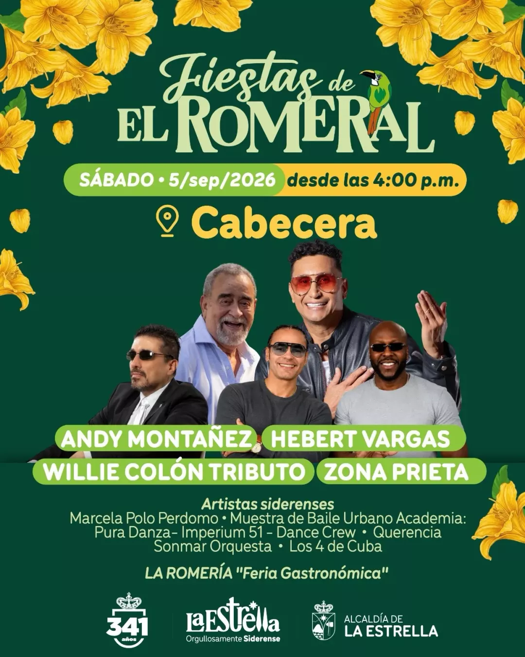 Programación Fiestas de El Romeral 2026