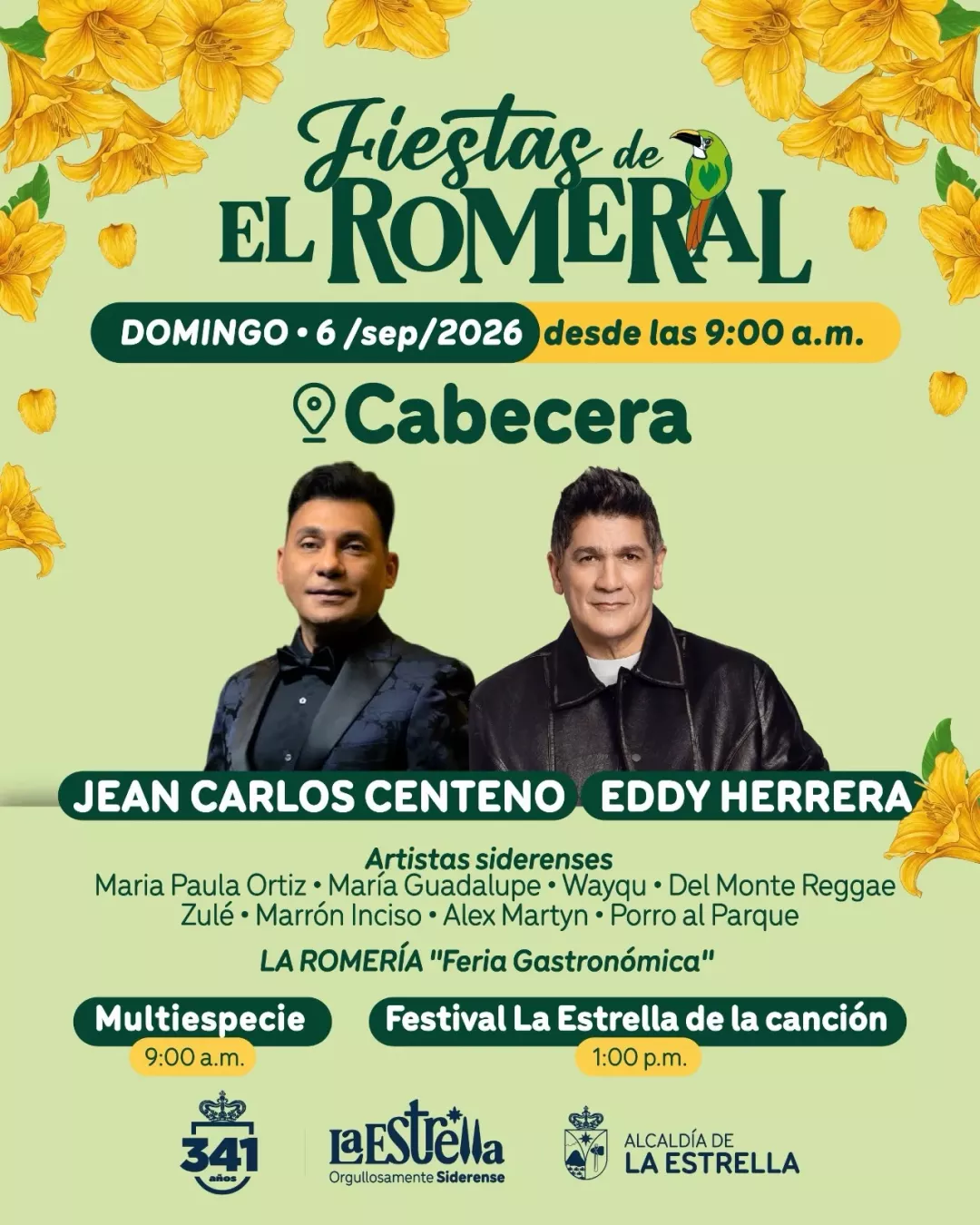 Programación Fiestas de El Romeral 2026