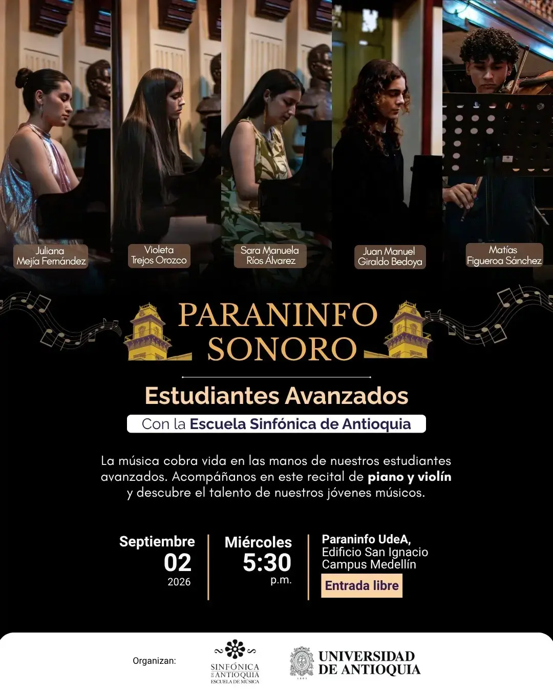Paraninfo Sonoro: Estudiantes avanzados