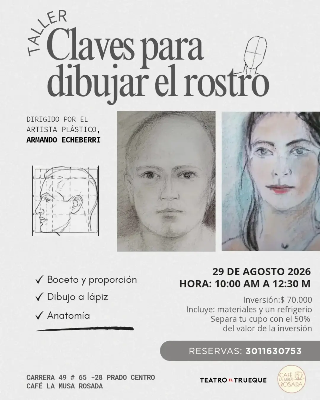Claves para dibujar el rostro