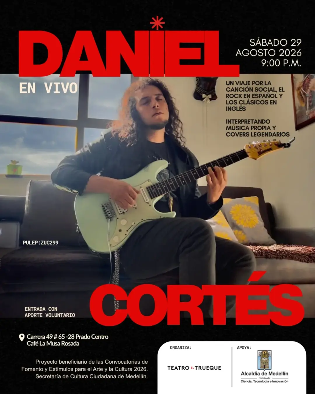 Daniel Cortés en vivo