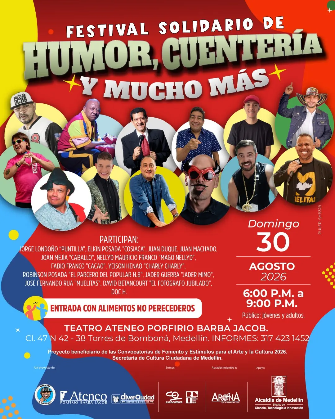 Festival Solidario de Humor, Cuentería y Mucho Más