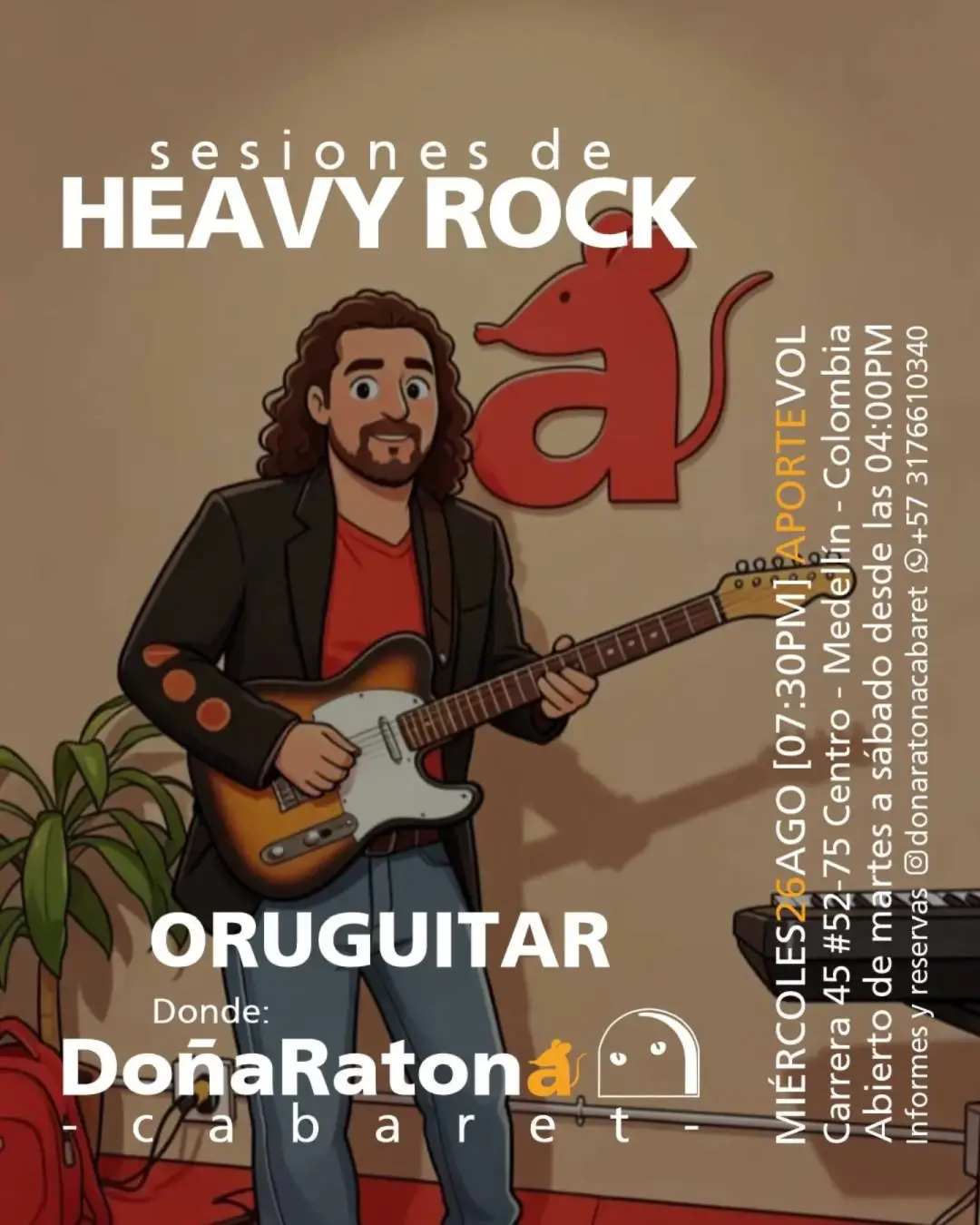 Sesiones de Heavy Rock con Oruguitar