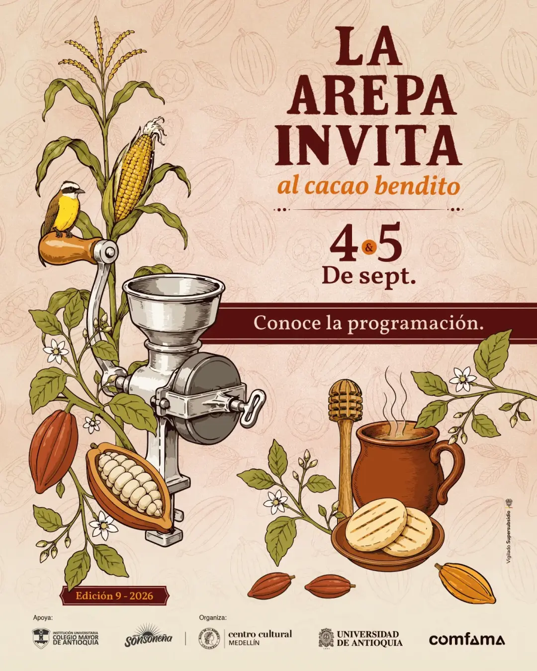 La Arepa Invita al Cacao Bendito
