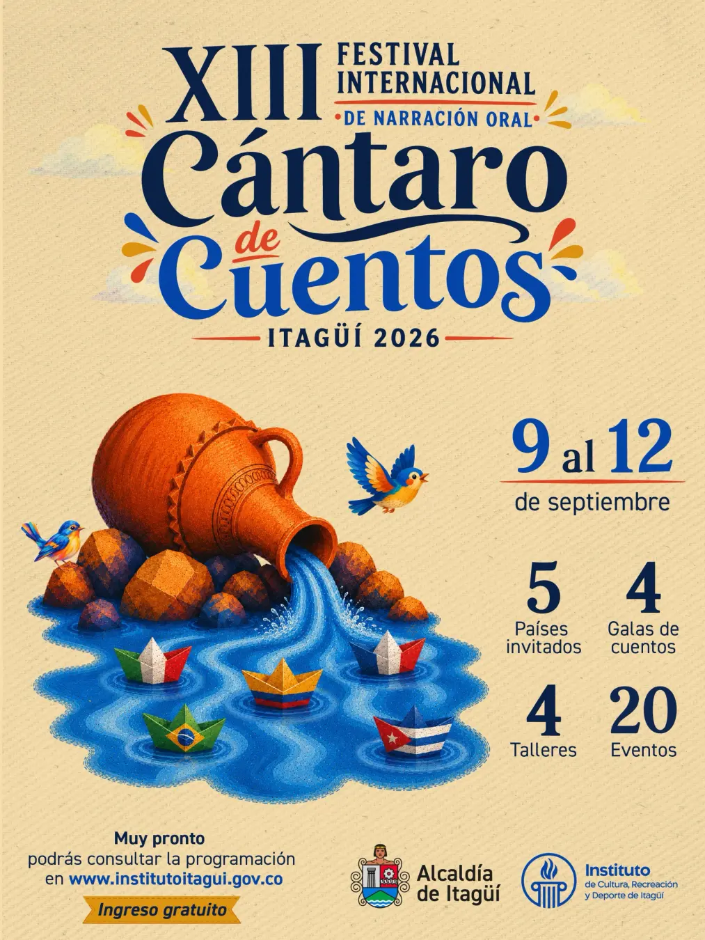 XIII Festival Internacional de Narración Oral Cántaro de Cuentos 2026