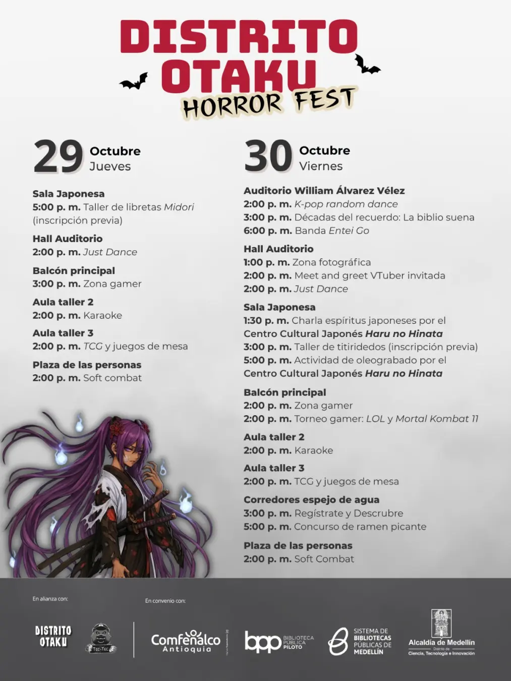 Programación Horror Fest 2026