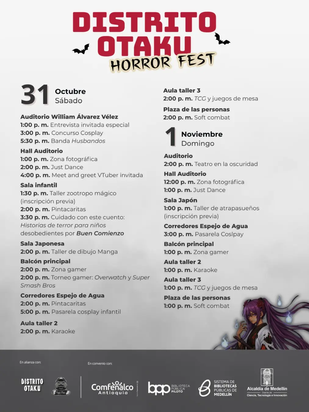 Programación Horror Fest 2026