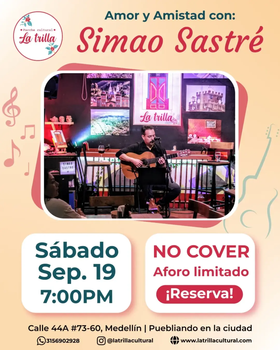 Amor y Amistad con Simao Sastré