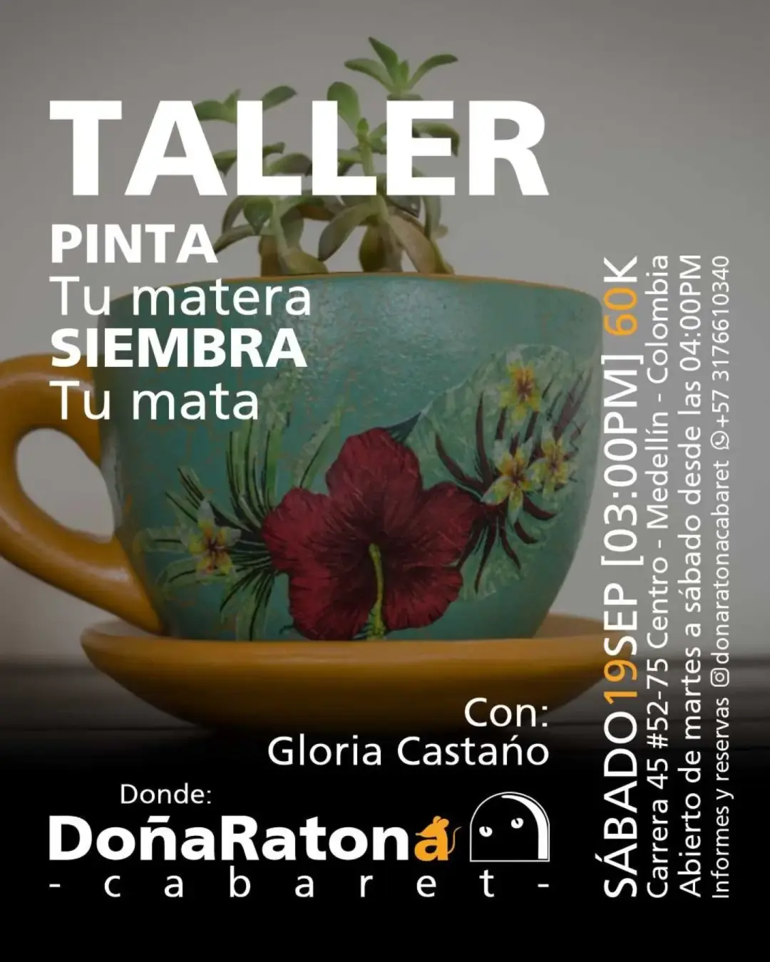Taller pinta tu matera y siembra tu mata