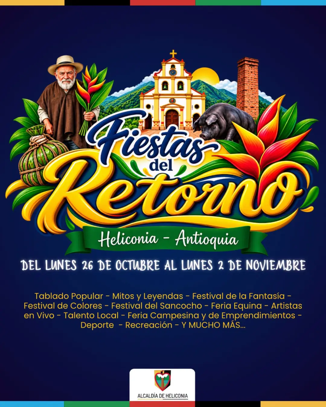 Fiestas del Retorno Heliconia 2026