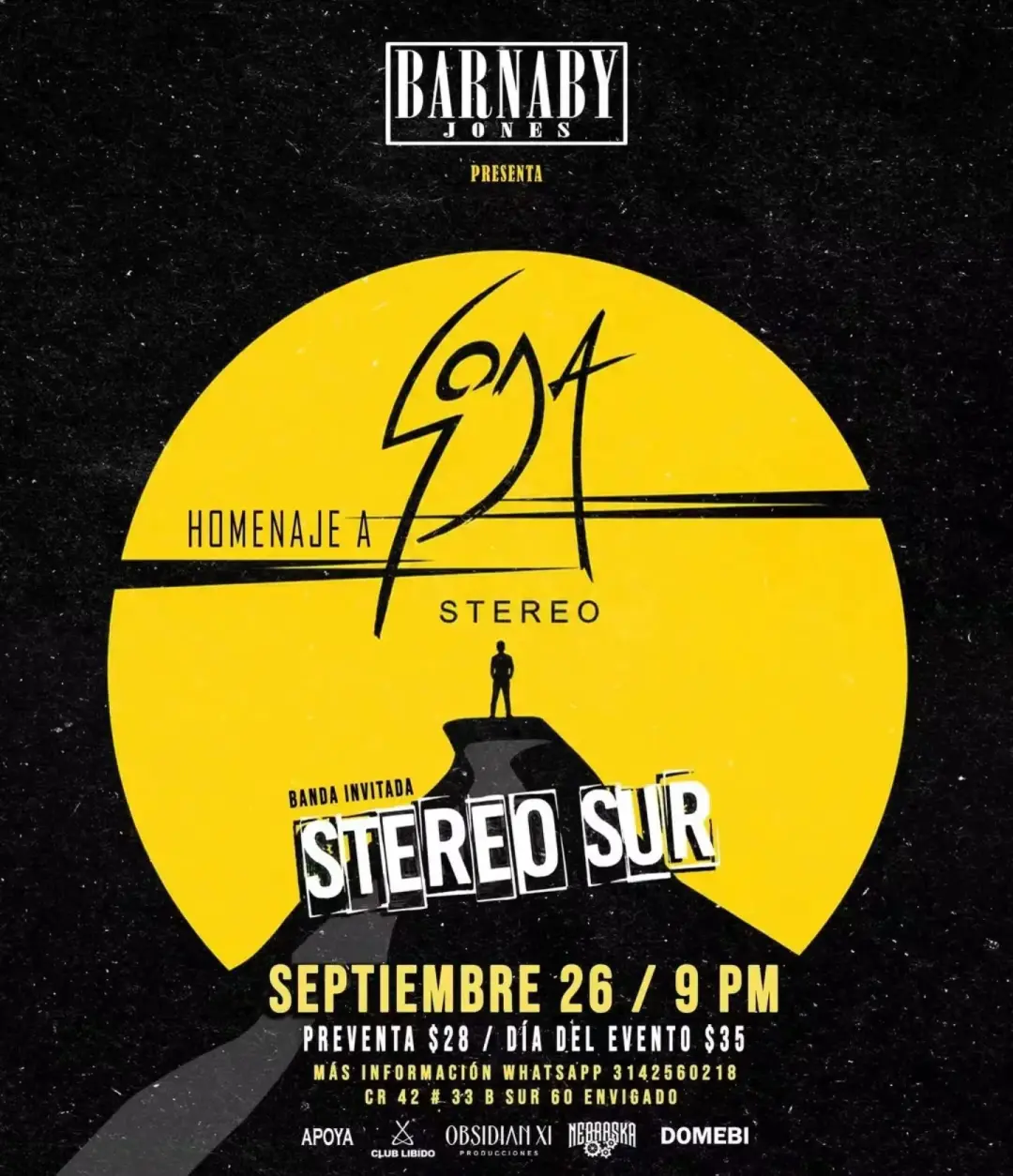 Homenaje a Soda Stereo con Stereo Sur